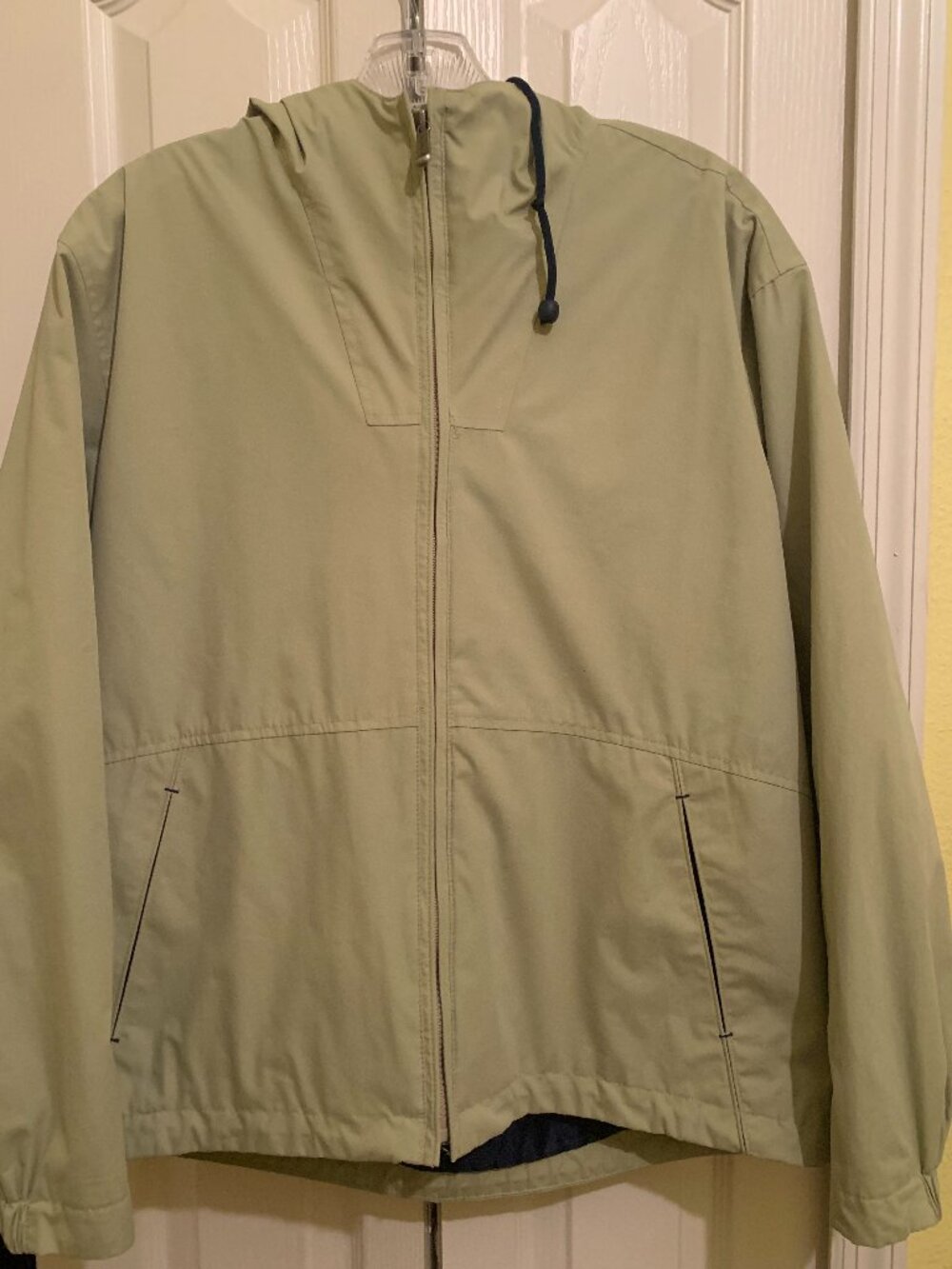 Light Green Pacific Trail Lightweight Hooded Rain Jacket